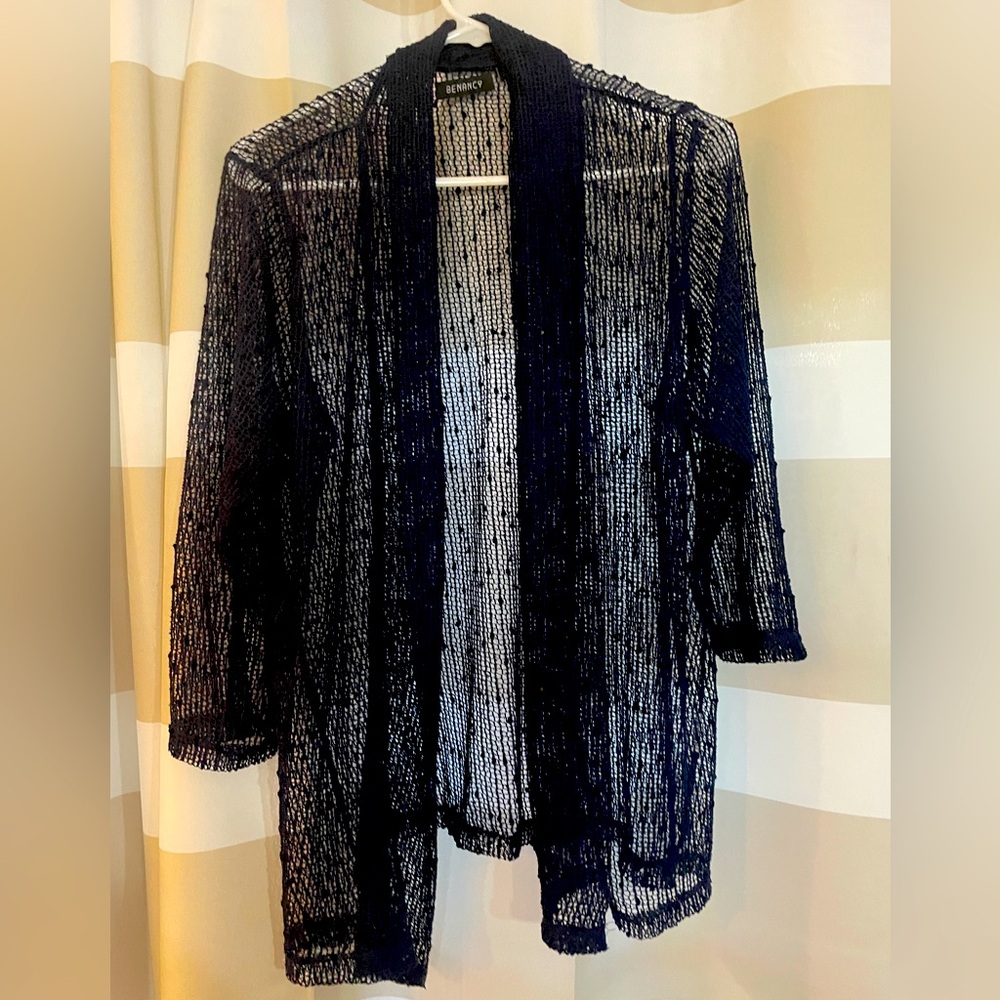 Navy lightweight Benancy Cartigan